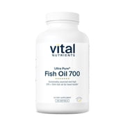 Vital Nutrients Ultra Pure Fish Oil 700 | Supports Heart, Brain, and Joint Health | Sustainably Sourced High EPA & DHA Omega-3 Fatty Acid | Lemon Flavor | Gluten, Dairy & Soy Free | 120 Softgels