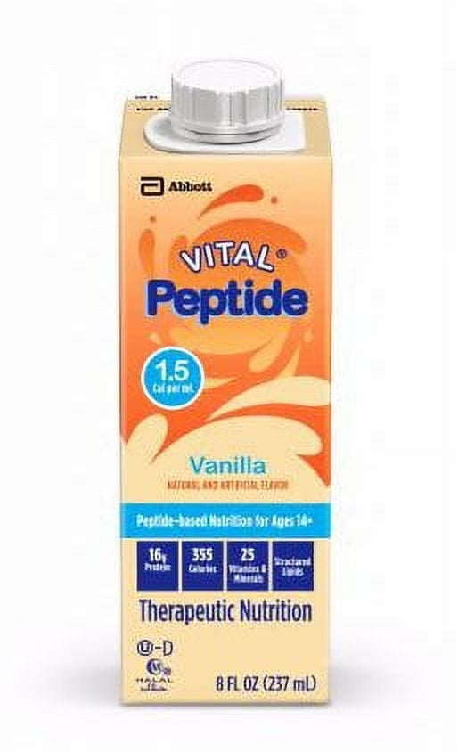 Vital® Peptide 1.5 Vanilla Therapeutic Nutrition, 8 oz. Carton