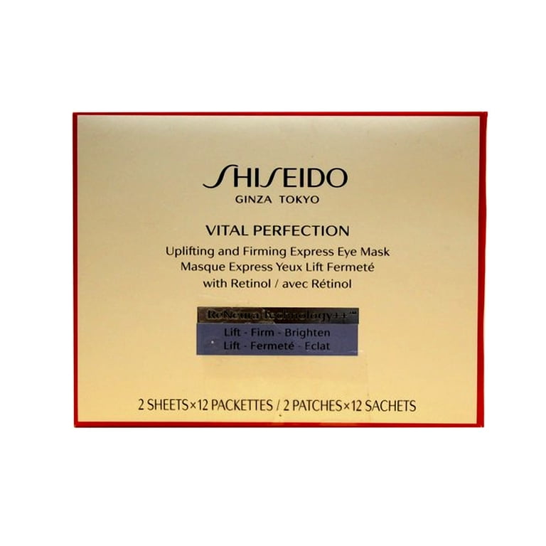 Shiseido Vital Perfection Eye Mask, Retinol Infused, Firming and