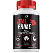 Vital Prime for Men Capsules   VitalPrime Vitamin Complex Pills, Energy Support, 60 Capsules