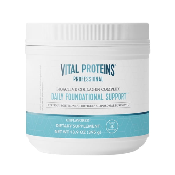 Vital Proteins Professional Bioactive Collagen Complex Daily Foundational Support, Unflavored, 13.9 oz