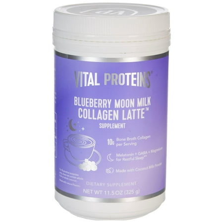 Vital Proteins Blueberry Moon Milk Collagen Latte 11.5 oz Pwdr