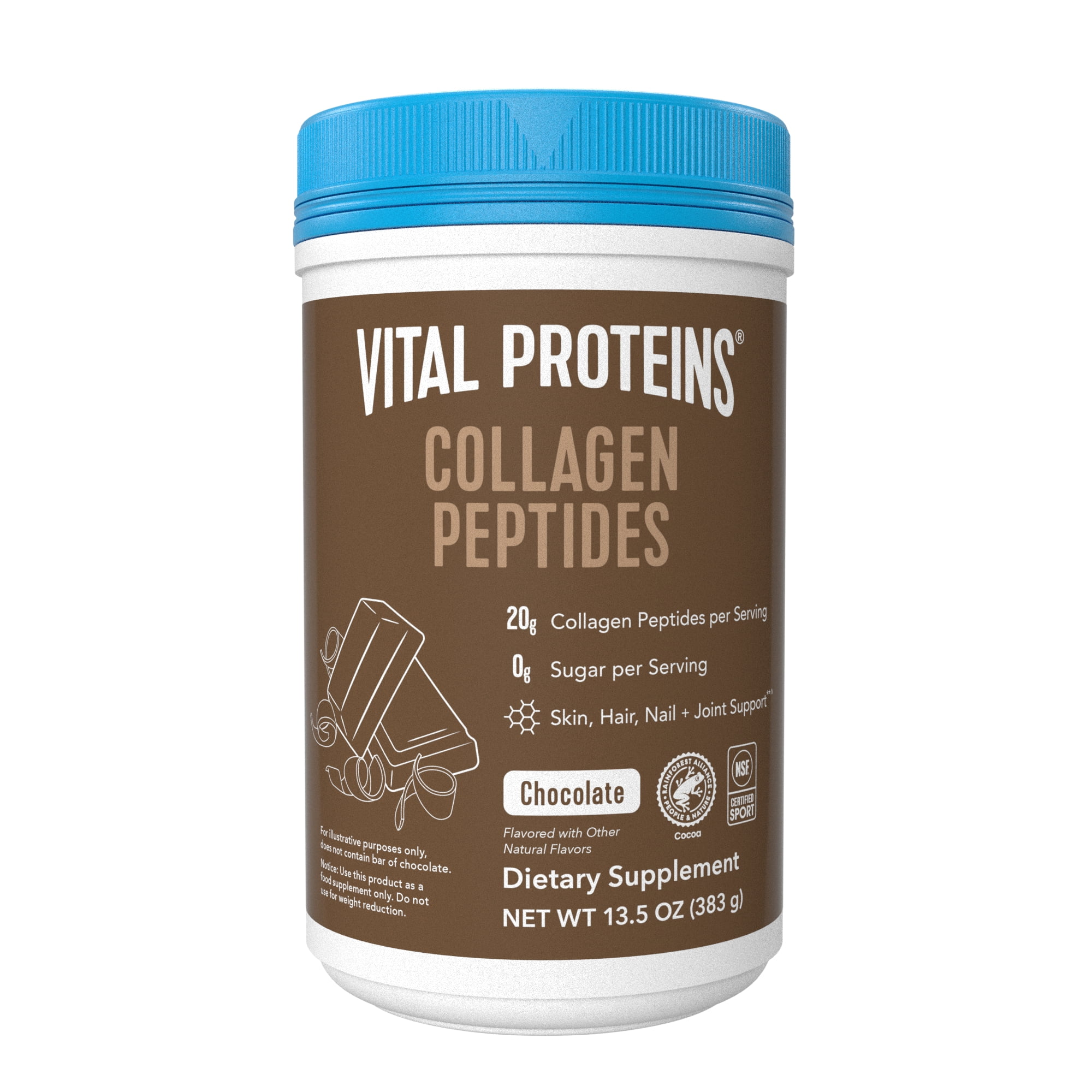 Vital Proteins Chocolate Collagen Peptides Powder,