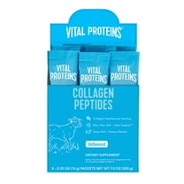 Vital Proteins Collagen Peptides Powder Stick Packs for Joints, Hair, Skin and Nails, Unflavored, 8 Count