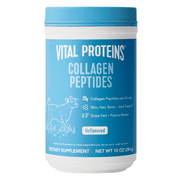 Vital Proteins Collagen Peptides Powder Supplement for Hair, Skin and Nails, Unflavored, 10 oz