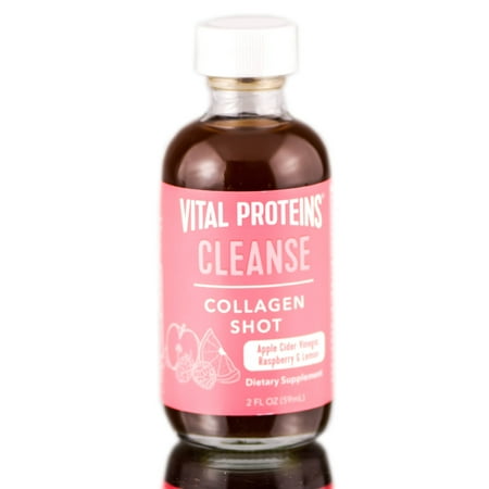 Vital Proteins Collagen Shot - Cleanse - Apple Cider Vinegar, Raspberry & Lemon