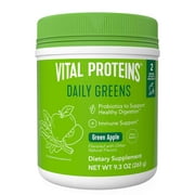Vital Proteins Daily Greens Probiotic & Digestive Support, Green Apple, 9.34 oz