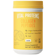 Vital Proteins Grass-Fed Collagen Peptides Powder Joint Supplement for Hair, Skin, and Nails, Lemon, 11 oz