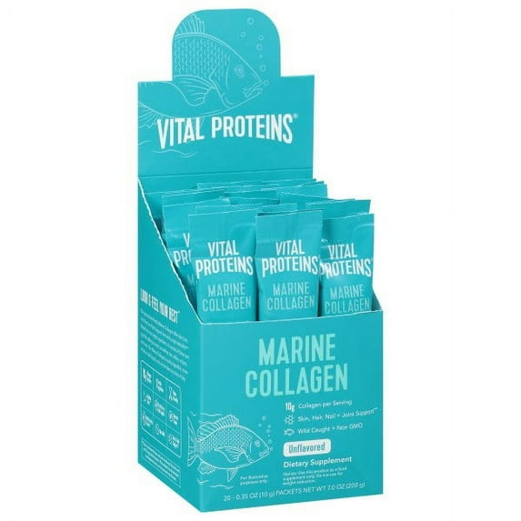 Vital Proteins Marine Collagen Stick Pak Unflavored 20 Packets