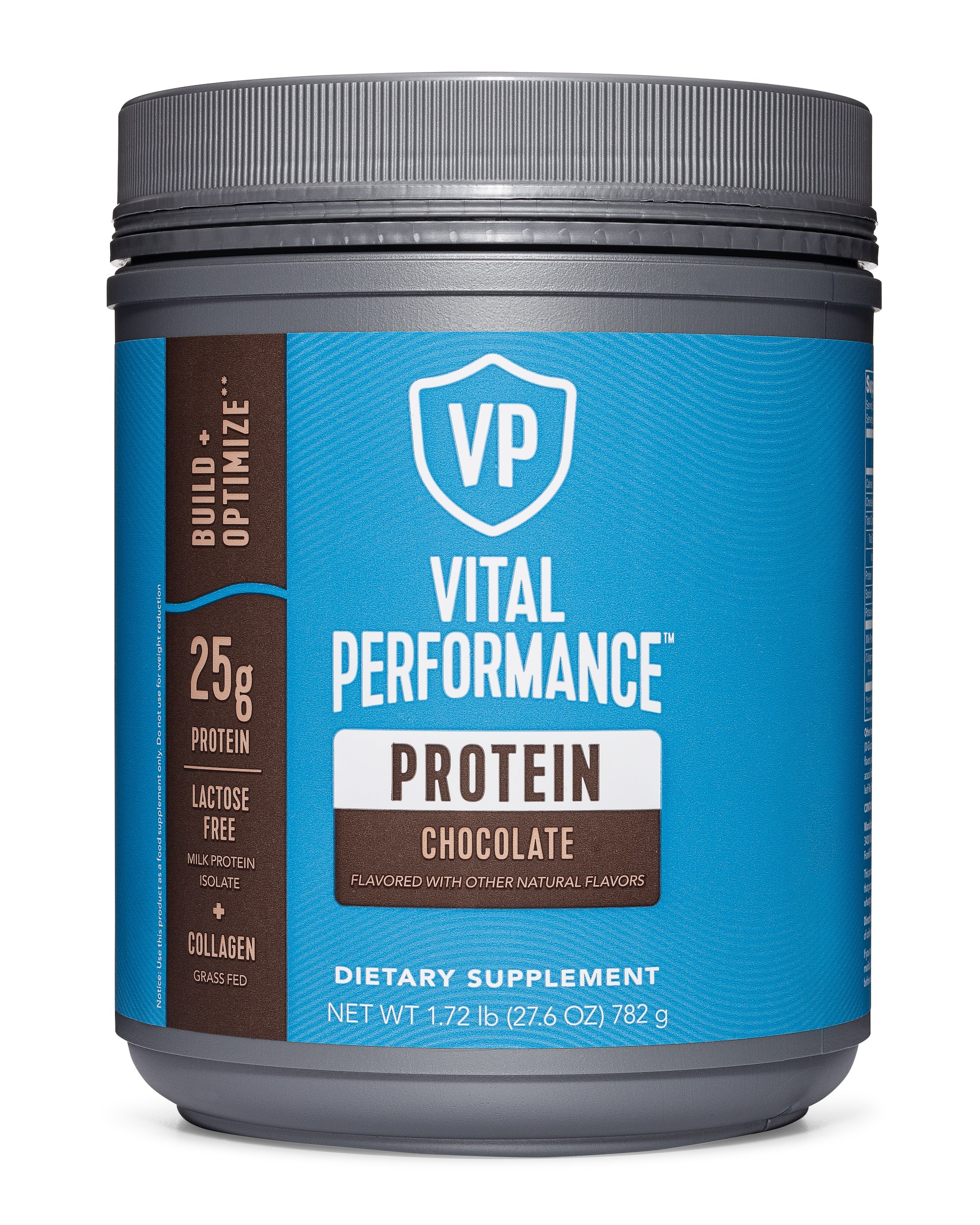 Vital Proteins Performance Protein Powder, Chocolate, 27.6 oz, Protein Supplement - image 1 of 9