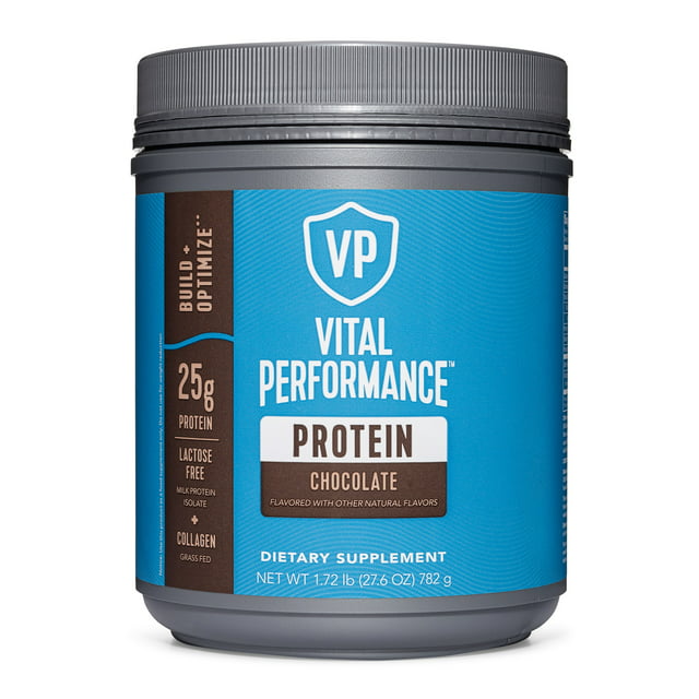 Vital Proteins Performance Protein Powder, Chocolate, 27.6 oz, Protein Supplement