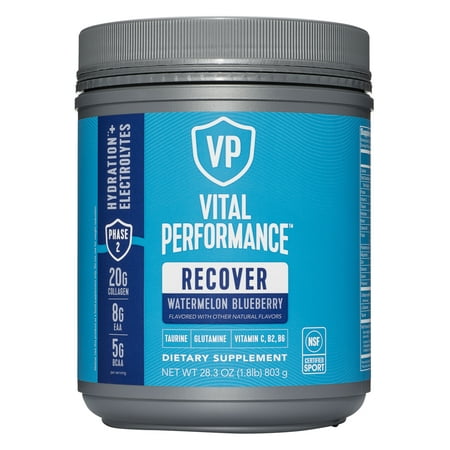 Vital Proteins Vital Performance Recover, Watermelon Blueberry, 28.3 oz Powder