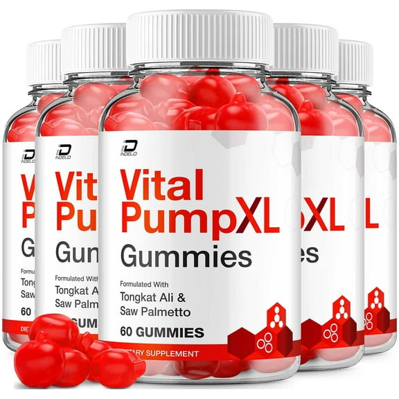 Vital Pump XL Keto ACV Gummies Supplement VitalPumpXL ACV Gummy Apple Cider Vinegar 1000MG, 5 Pack, 300 Gummies