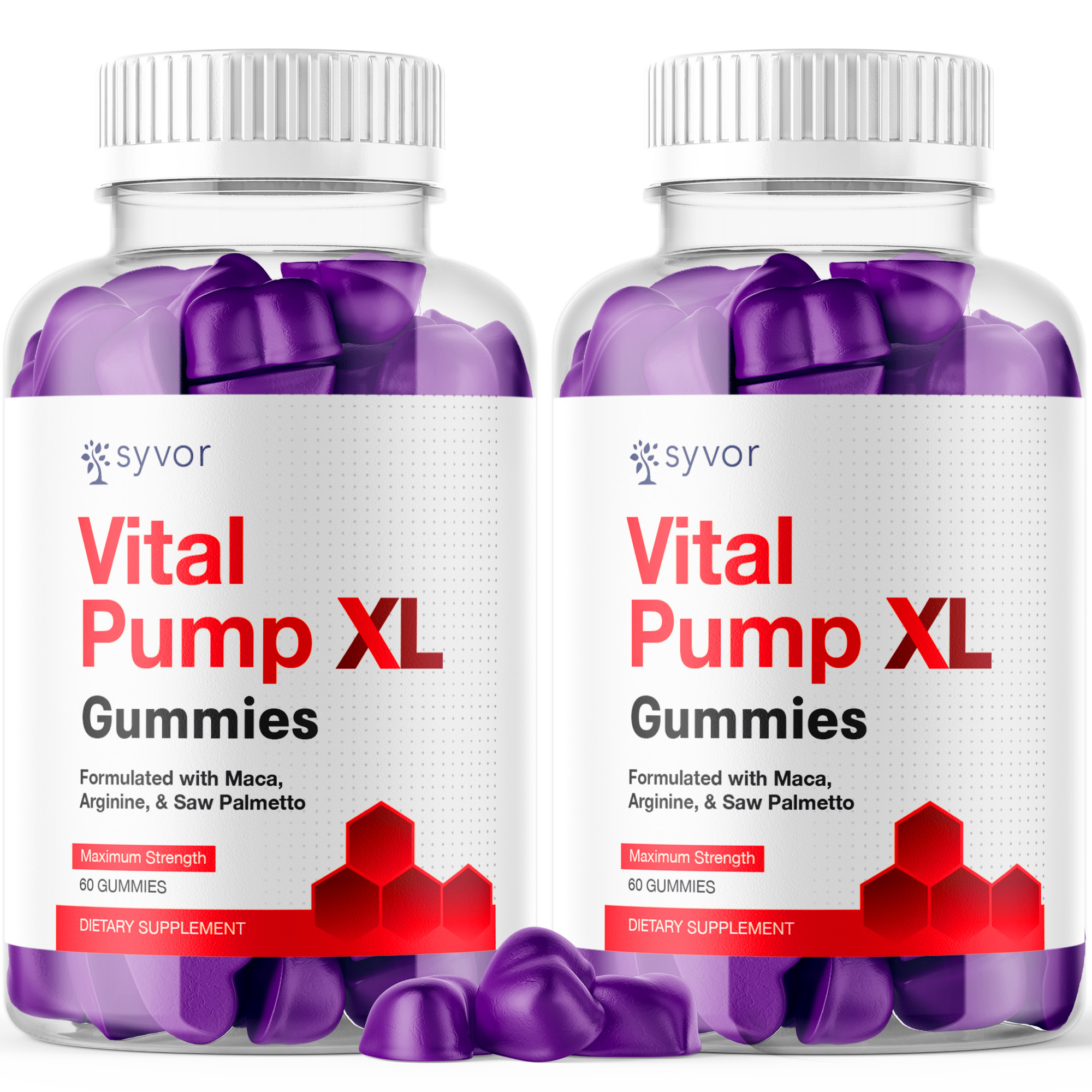 Vital Pump XL Mens Gummies Advanced Formula Support for Men in a ...