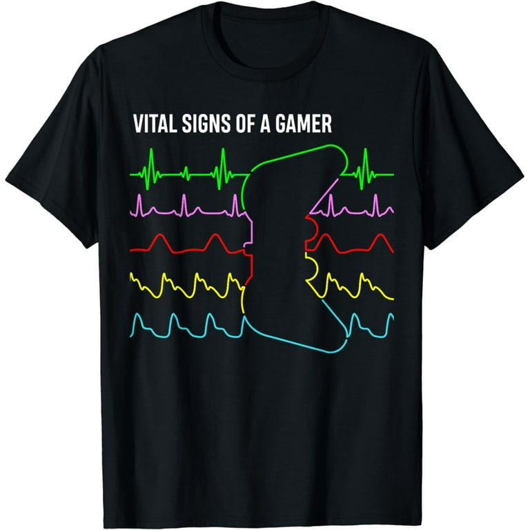Gamer Heartbeat T-Shirt Video Game Players Shirt Gamer Heartbeat T-Shirt Video Game Players Shirt