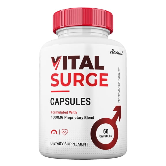 Vital Surge Capsules for Men, Maximum Strength Formula, Vital Surge Male Supplement (1 Pack)