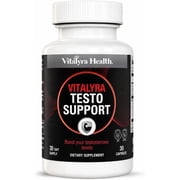 Vitalyra Testo Booster - Natural Testosterone Support Supplement for Men | Promotes Energy, Stamina, and Vitalyraity | Men s Health | Made in USA | 30 Days Supply