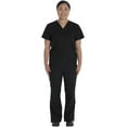 thumbnail image 1 of Vital Threads Men and Women Scrubs Set V-Neck Top & Drawstring Pant, VT509C, 1 of 9