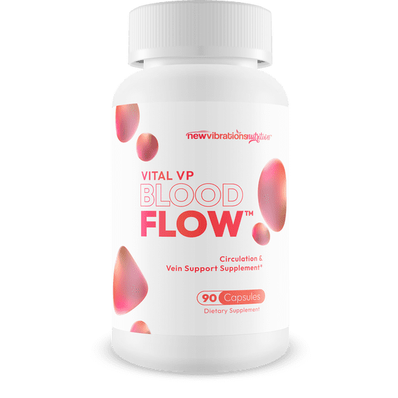 Vital VP Blood Flow Supplement - Our Best Circulation High Pressure Pills - Circulation and Vein Support Vitamins for Advanced Blood Flow Care - Nitric Oxide Vital VP System - Vital VP Supplements