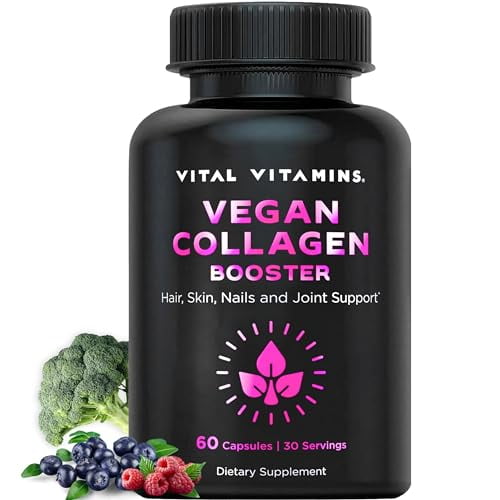 Vital Vitamins Vegan Collagen Booster Plant Collagen Supplements