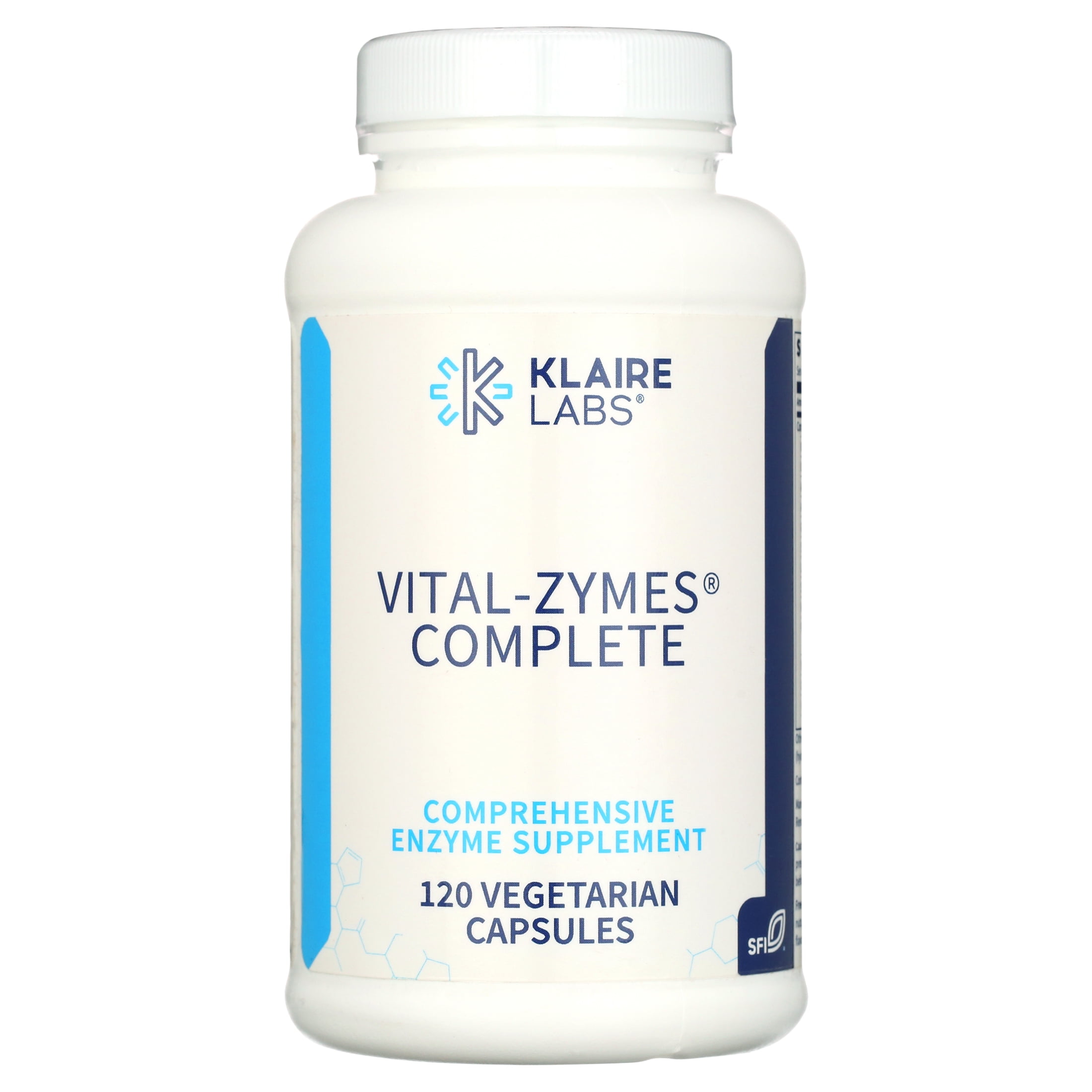 VitalZymes Complete Enzymes Digestive Supplement 120 Vegetarian