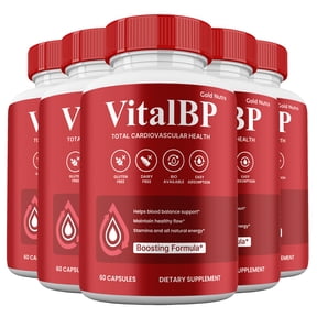 VitalBP Capsules, Vital BP Pills Glycogen Support, Max Strength All Natural (5 Pack)