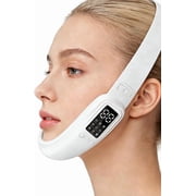 Vitala V Lift Facial Device Electric Double Chin Massager With 8 Modes 15 Intensities Rechargeable V Face Sculpting Tool White