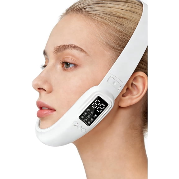 Vitala V Lift Facial Device, Electric Double Chin Massager with 8 Modes & 15 Intensities, Rechargeable V Face Sculpting Tool