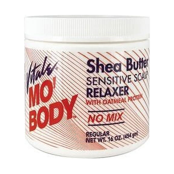 Vitale Mo' Body Shea Butter Sensitive Scalp Relaxer Regular 16 Oz.