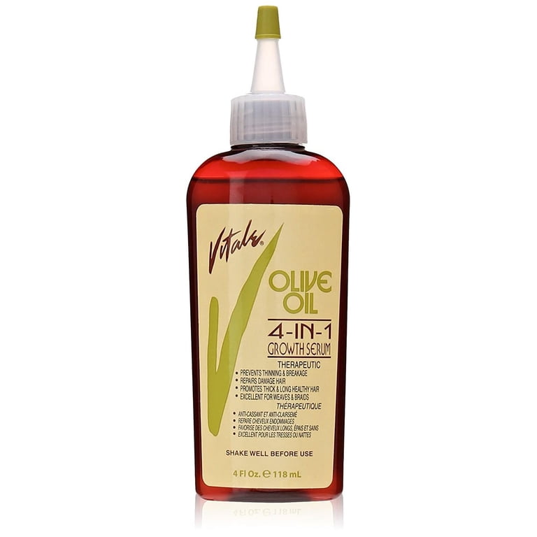 Vitale Olive Oil 4 In 1 Growth Serum 4 Oz - Walmart.com