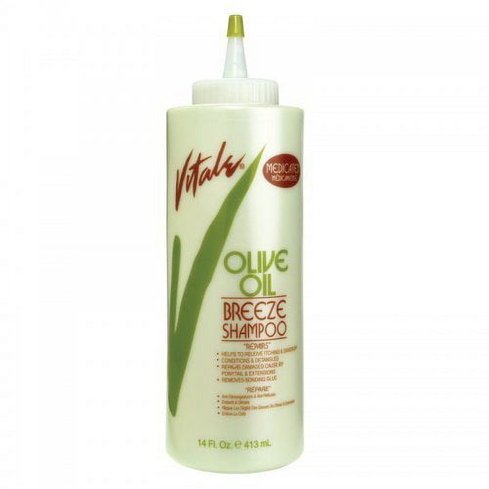 Vitale Olive Oil Breeze Shampoo Wearing Weaves To Your Own Natural Hair 14 Oz{{name}