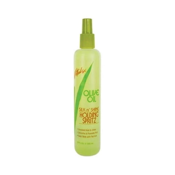 Vitale Olive Oil Silk N Shine Holding Spritz 12 Oz,Pack of 2