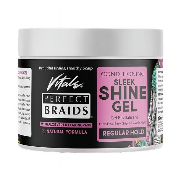 VITALE PERFECT BRAIDS Conditioning Sleek Shine Gel [Regular Hold] (8oz)