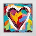 thumbnail image 1 of Vitaletti, Carolee 12x12 White Modern Wood Framed Museum Art Print Titled - Colorful Expressions II, 1 of 4