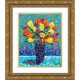 thumbnail image 1 of Vitaletti, Carolee 12x14 Gold Ornate Wood Framed with Double Matting Museum Art Print Titled - Bouquet Celebration II, 1 of 4