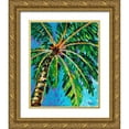 thumbnail image 1 of Vitaletti, Carolee 12x14 Gold Ornate Wood Framed with Double Matting Museum Art Print Titled - Under the Palms I, 1 of 4