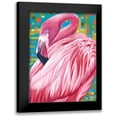 thumbnail image 1 of Vitaletti, Carolee 19x24 Black Modern Framed Museum Art Print Titled - Fabulous Flamingos II, 1 of 5