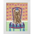 thumbnail image 1 of Vitaletti, Carolee 19x24 White Modern Wood Framed Museum Art Print Titled - Crown Princess Yorkie, 1 of 4