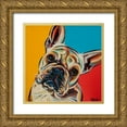 thumbnail image 1 of Vitaletti, Carolee 20x20 Gold Ornate Wood Framed with Double Matting Museum Art Print Titled - Chroma Dogs III, 1 of 4