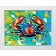 thumbnail image 1 of Vitaletti, Carolee 24x19 White Modern Wood Framed Museum Art Print Titled - Seaside Crab I, 1 of 4