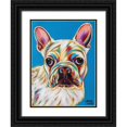 thumbnail image 1 of Vitaletti, Carolee 25x32 Black Ornate Wood Framed with Double Matting Museum Art Print Titled - Nosey Dog III, 1 of 4