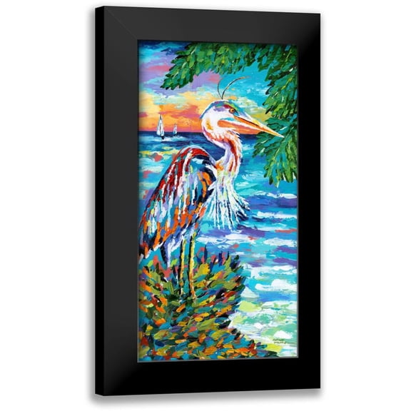 Vitaletti, Carolee 9x14 Black Modern Framed Museum Art Print Titled - Beach Comber I