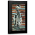 thumbnail image 1 of Vitaletti, Carolee 9x14 Black Modern Framed Museum Art Print Titled - Watchful Heron I, 1 of 5