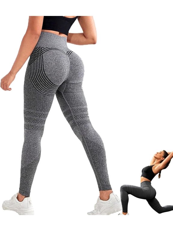 Vitaliaina 3d Anti-Cellulite Leggings, Compression Leggings for Women, High Waisted And Hip Lifting Yoga Elastic Quick Drying Tight Pants, Squat Proof Workout Apparel