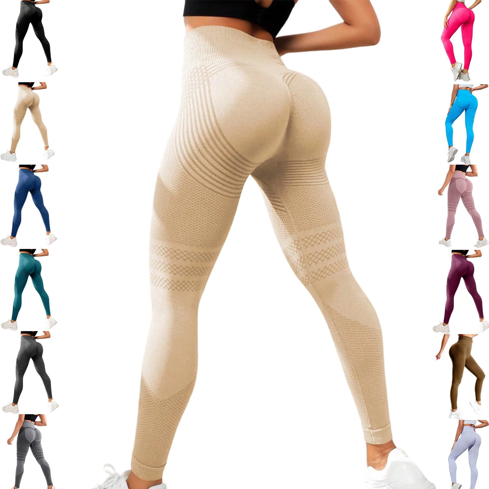 Vitaliana Leggings, 3D Leggings Compression, Women's High Waisted