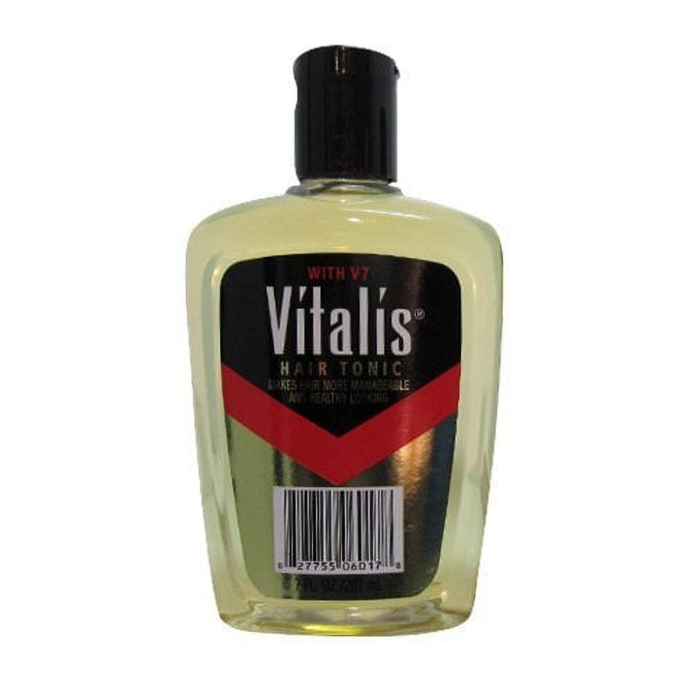 Vitalis Hair Tonic 7 Ounce With V7 (207ml) (3 Pack)