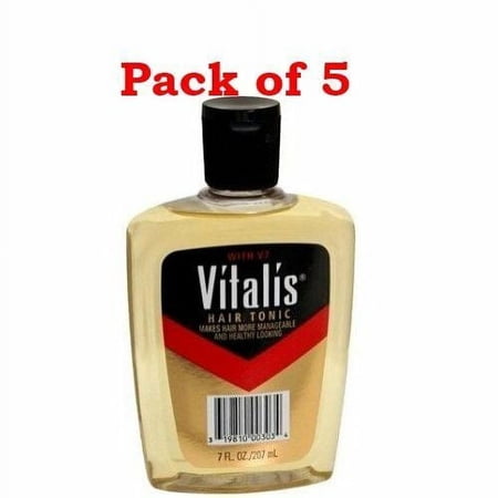 Vitalis Hair Tonic for Men 7OZ 5 Pack