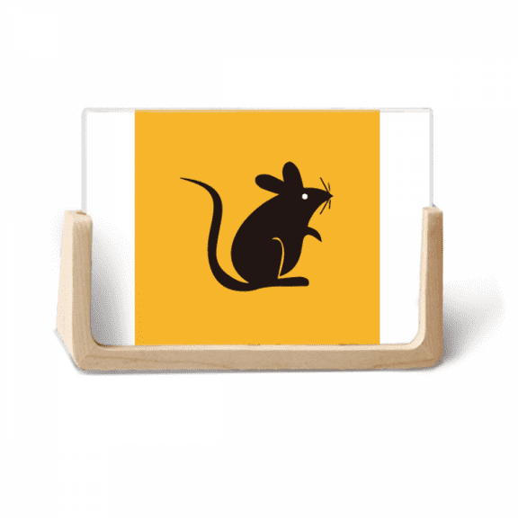 Vitality Chinese Zodiac Lovely Flexible Photo Wooden Photo Frame Tabletop Display