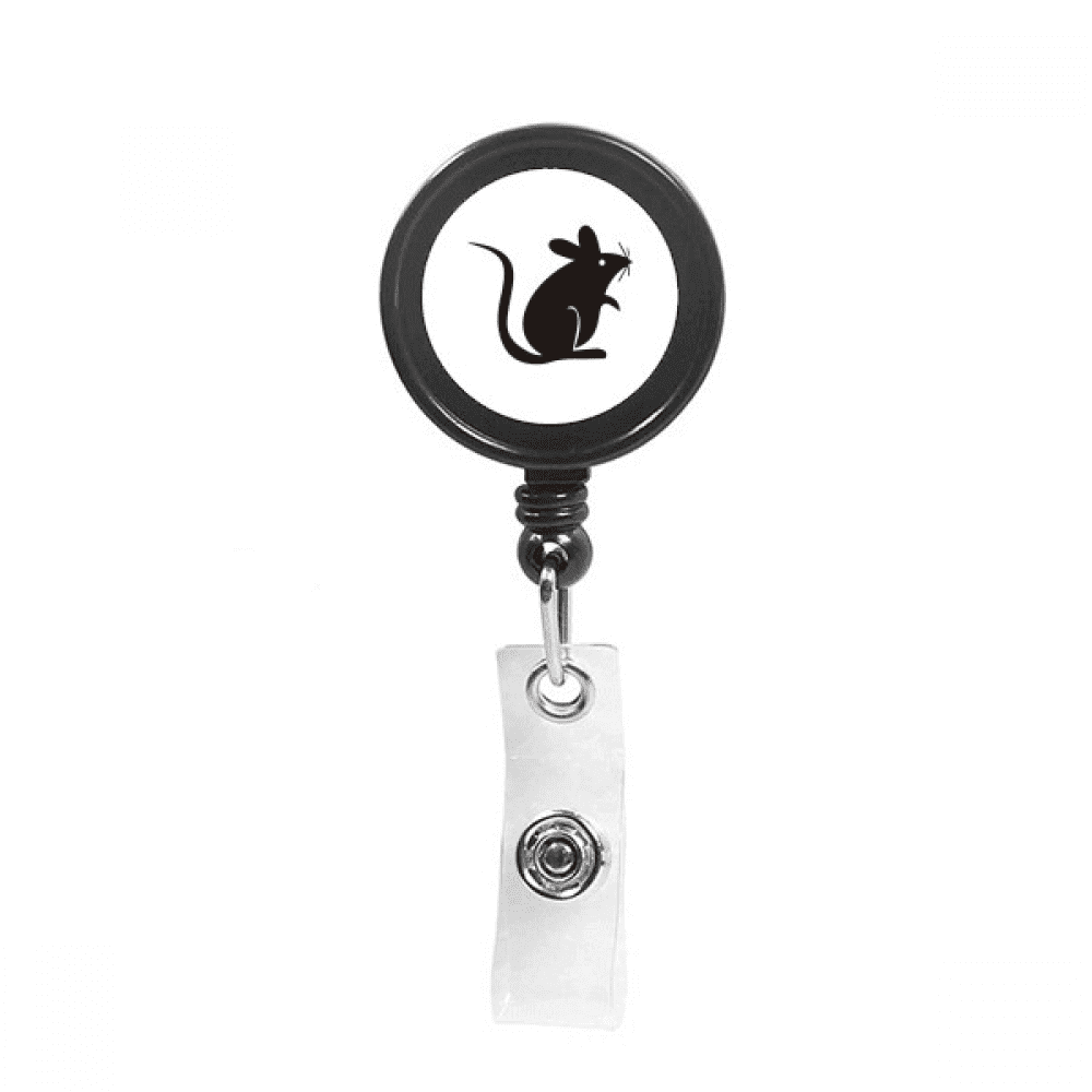 Vitality Chinese Zodiac Lovely Flexible Retractable Keychain Badge Holder ID Badge