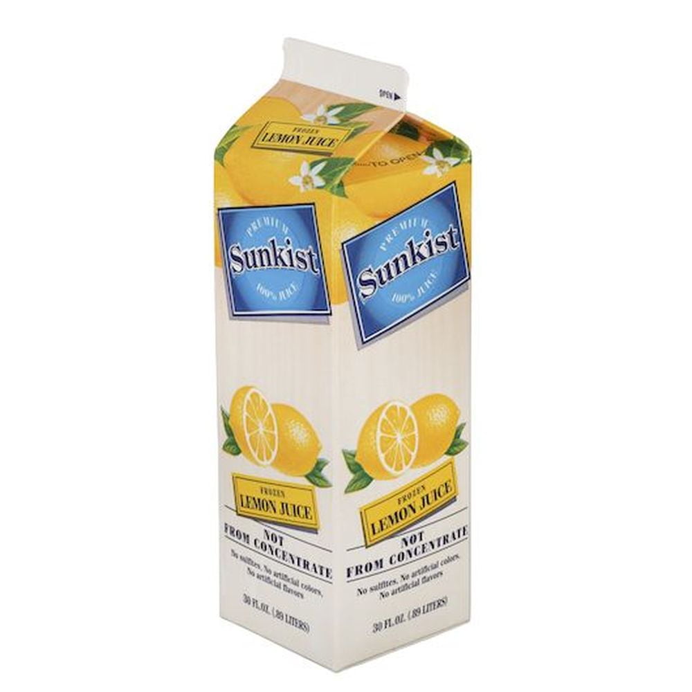 Vitality Foodservice Sunkist Frozen Ready To Use 100 Percent Lemon